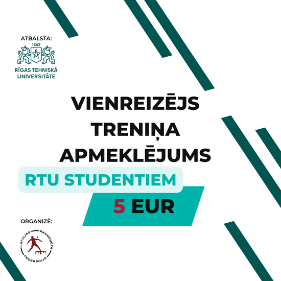Vienreizējs treniņa apmeklējums [RTU STUDENTIEM]